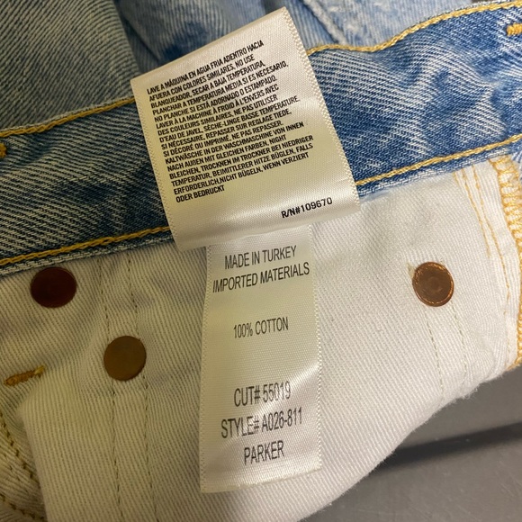 Agolde Parker Shorts - Picture 4 of 4